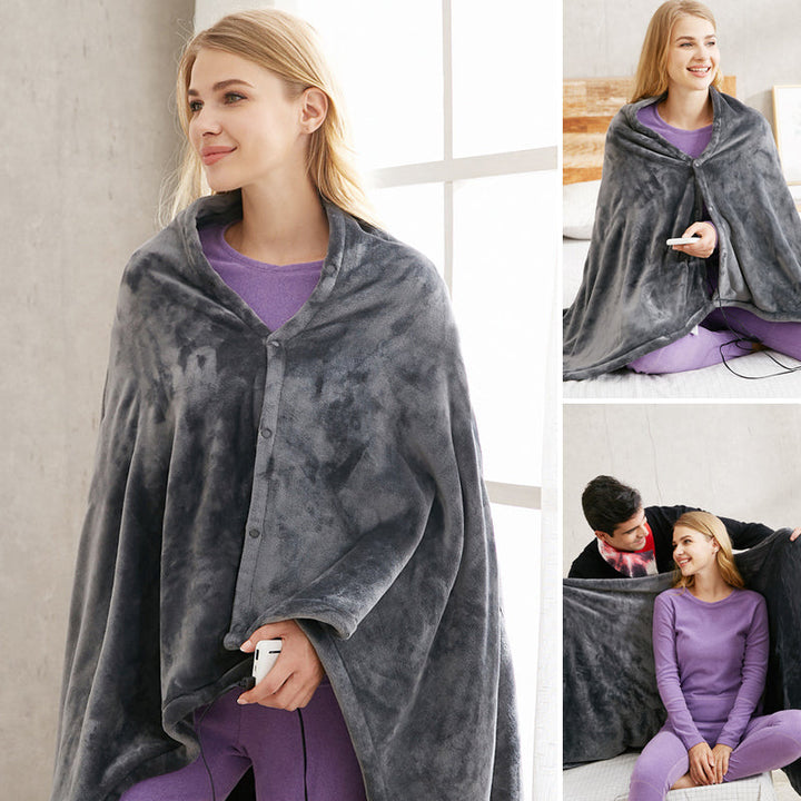 Myslunda™ USB-värmesjal för axlarna i dubbelsidig fleece