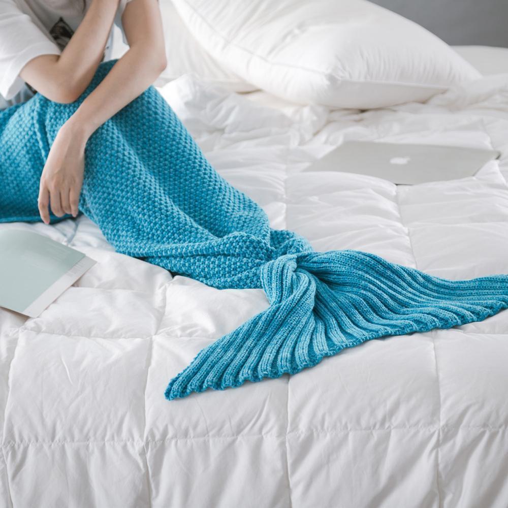 Varm och mjuk mermaid tyg