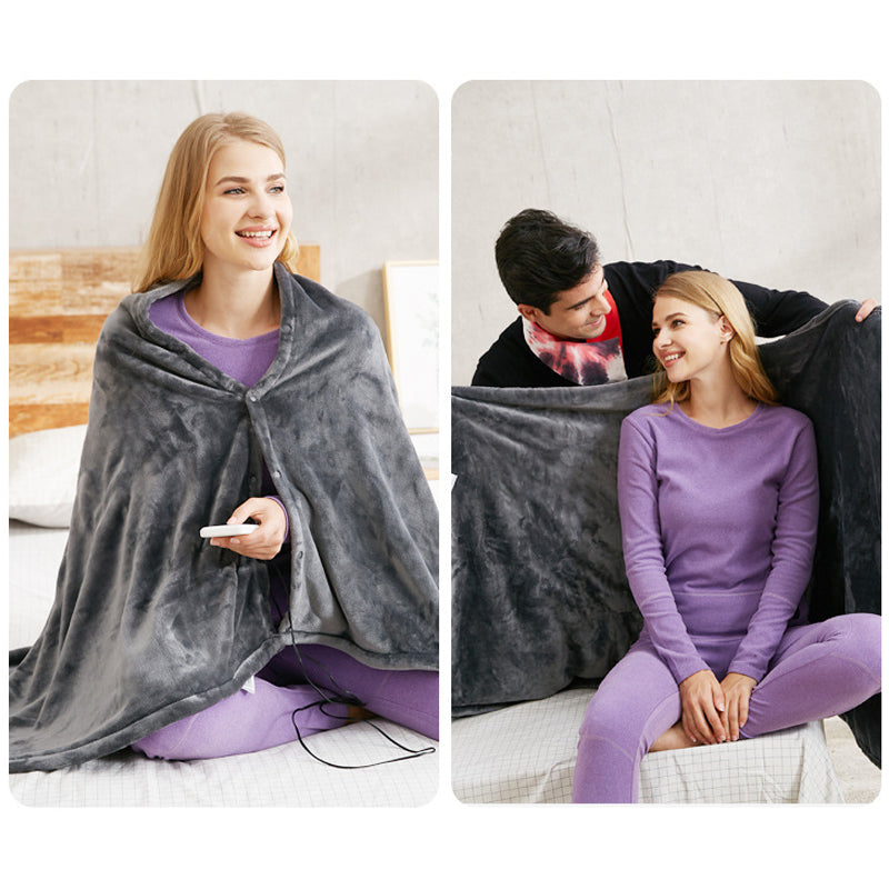 Myslunda™ USB-värmesjal för axlarna i dubbelsidig fleece