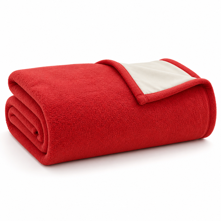 Vattentät plyschfilt i mikrofiber för säng och soffa