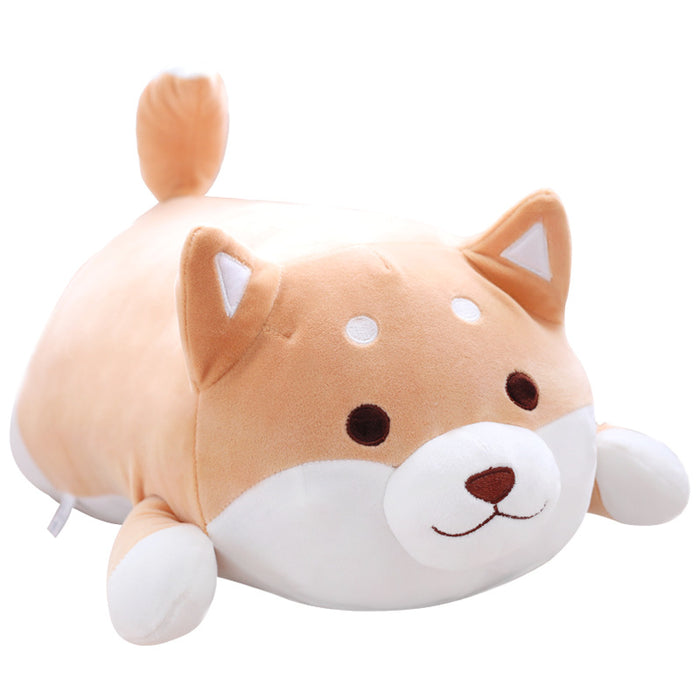 Myslunda Knubbig Shiba Inu i plysch, gosedjur och kudde