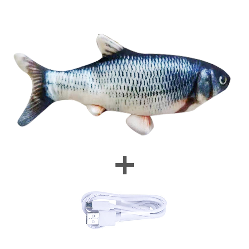 Sprattlande orange fisk kattleksak