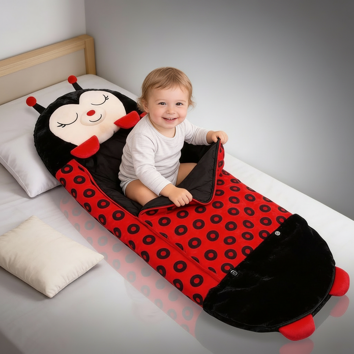 Animal Form Barn Sovande Påse med Vikbar PilLåg Design och Andningsbar Tyg