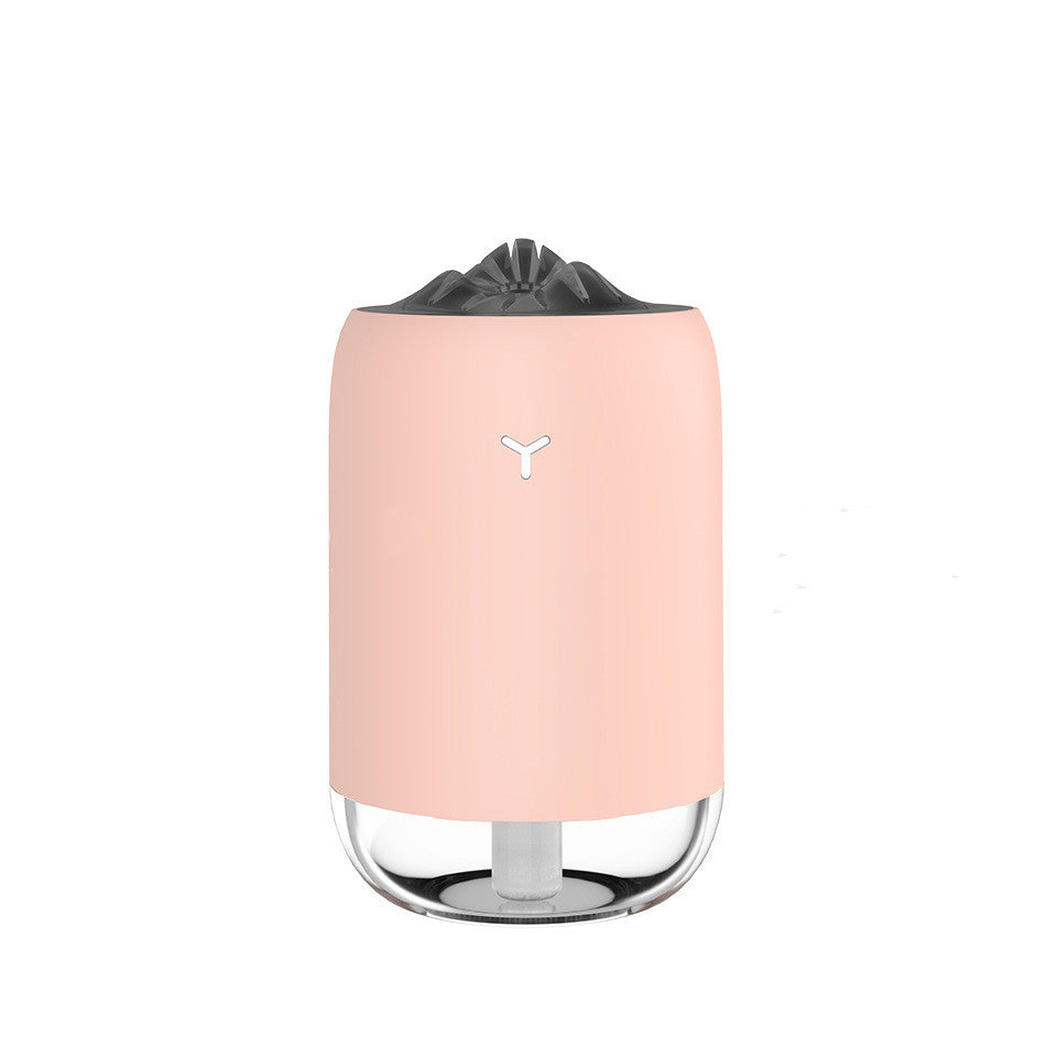 Mini luftfuktare USB 260 ml med nattljus för hem och bil