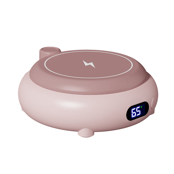 Myslunda Muggvärmare med inbyggd trådlös laddare för mobilen