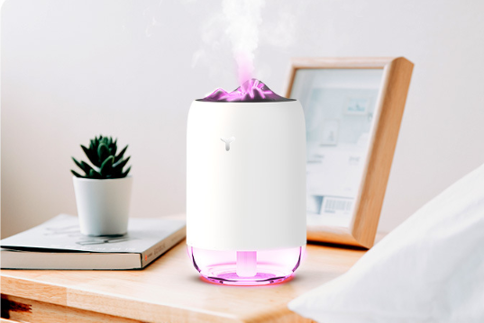Mini luftfuktare USB 260 ml med nattljus för hem och bil
