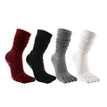 Tåstrumpor med halkskydd för yoga