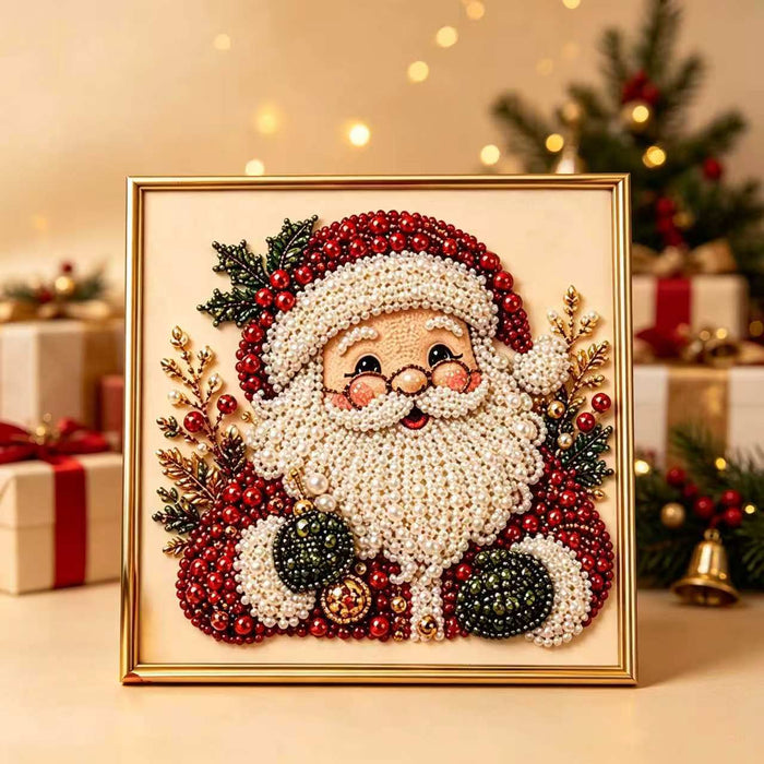 Myslunda Diamantmålning med julmotiv och färdig träram