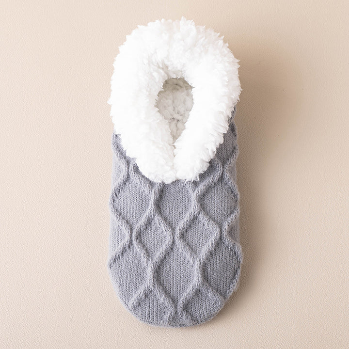 Korta halksockor med rutmönster i rosa