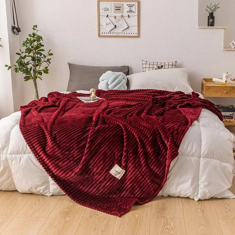 Tjock Flanell Höst Filt - WarmHaven