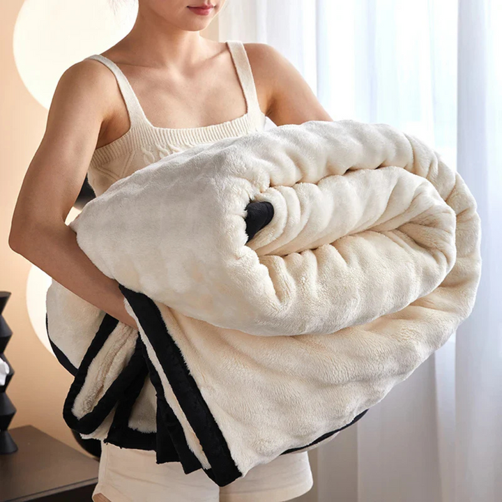 Vändbar Fleece Filt för Värme och Komfort