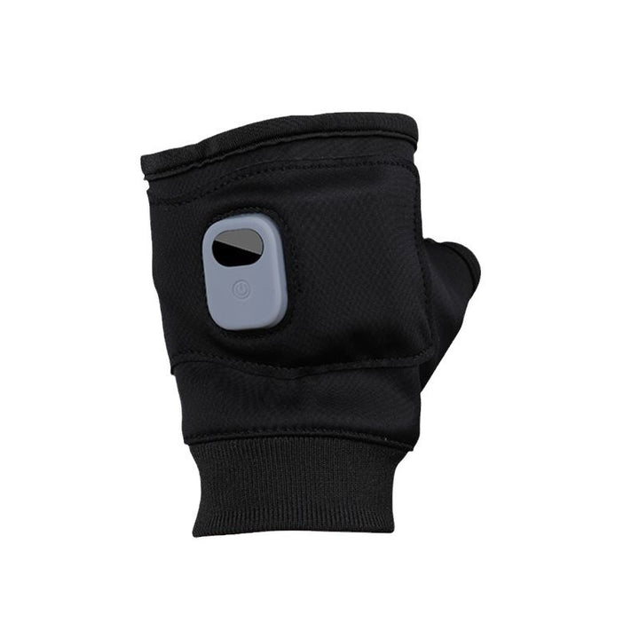 Fingerlösa värmehandskar med display