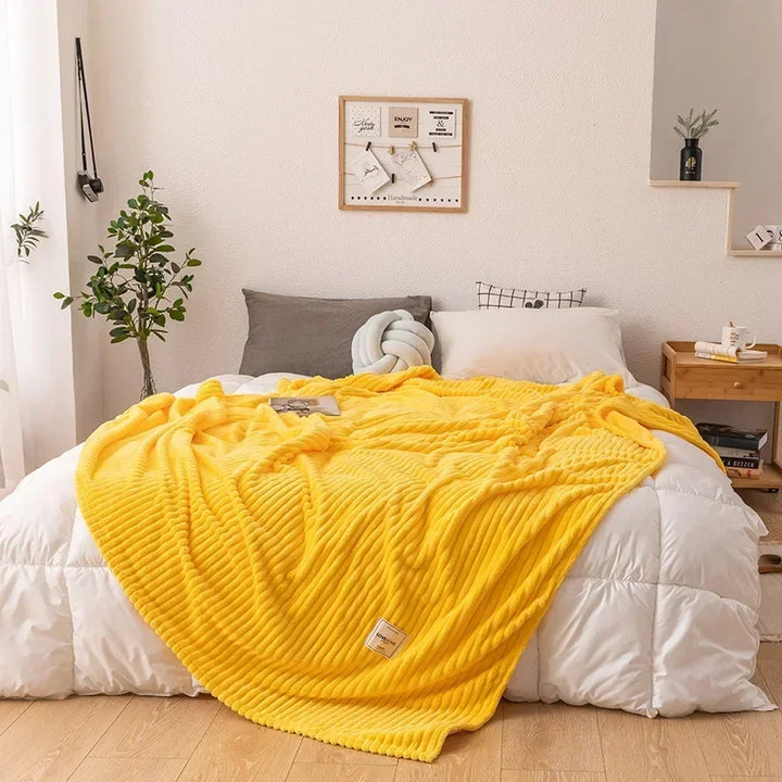 Tjock Flanell Höst Filt - WarmHaven