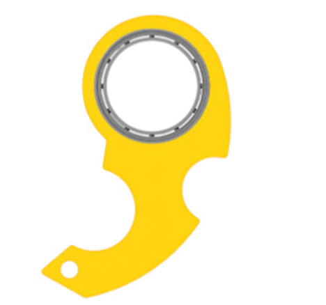 Myslunda Fidget spinner-nyckelring med flasköppnare