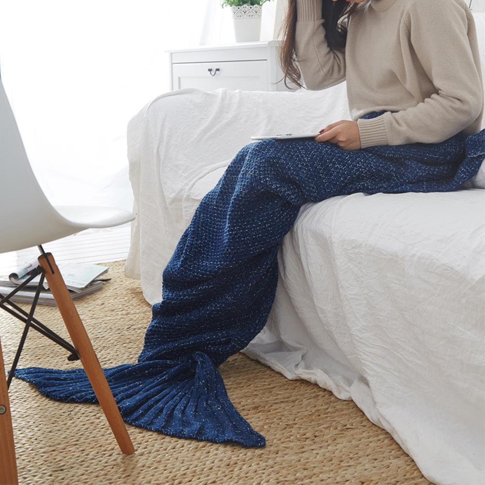 Varm och mjuk mermaid tyg