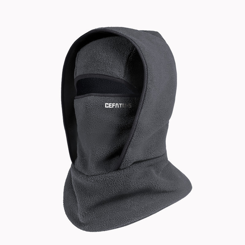 Balaklava i fleece med öppning för ögonen