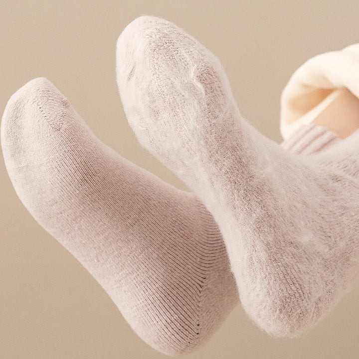Fleecefodrade termosockor, förpackning med 3 par