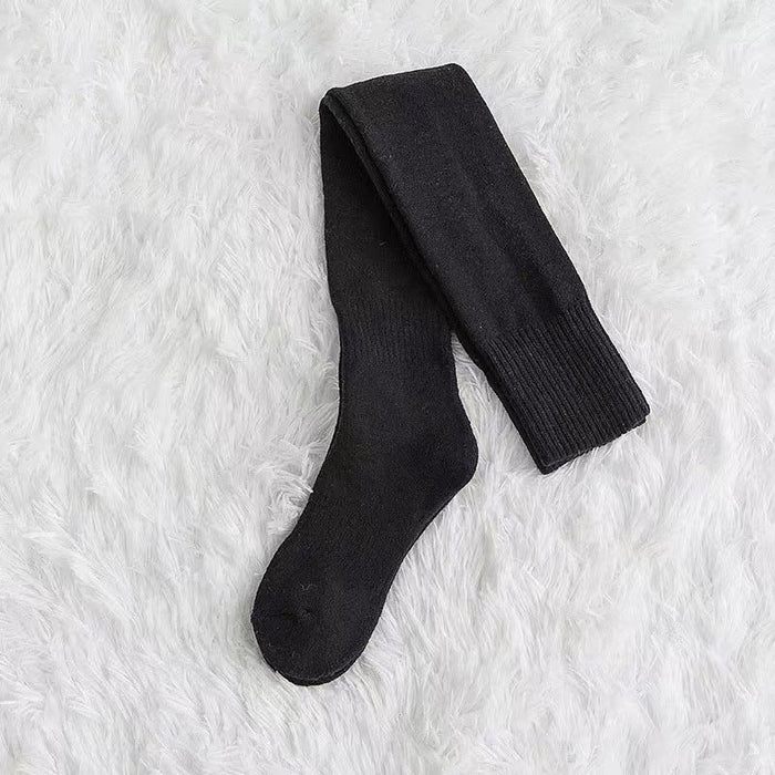Myslunda™ Kabelstickade overknee-strumpor med stretch