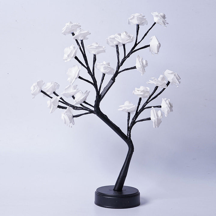 Roslampa med LED – dekorativ nattlampa som present