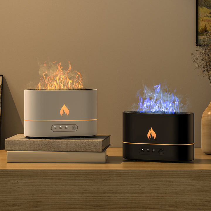Vulkan diffuser i fyrkantig form med timer, USB och 10 m²