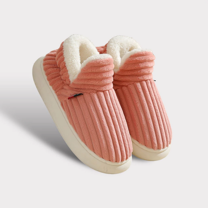 Myslunda™ Fluffiga vintertofflor i fleece med tjock halkfri sula