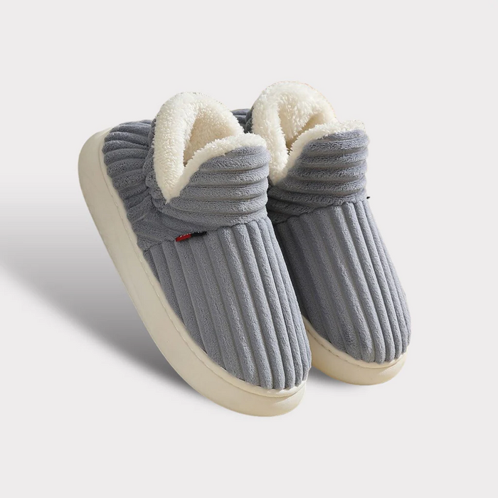 Myslunda™ Fluffiga vintertofflor i fleece med tjock halkfri sula