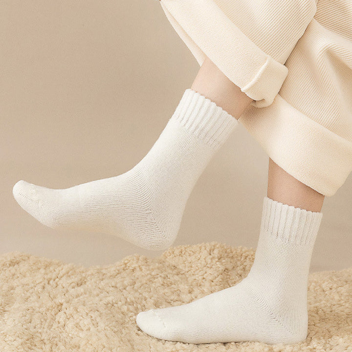 Fleecefodrade termosockor, förpackning med 3 par