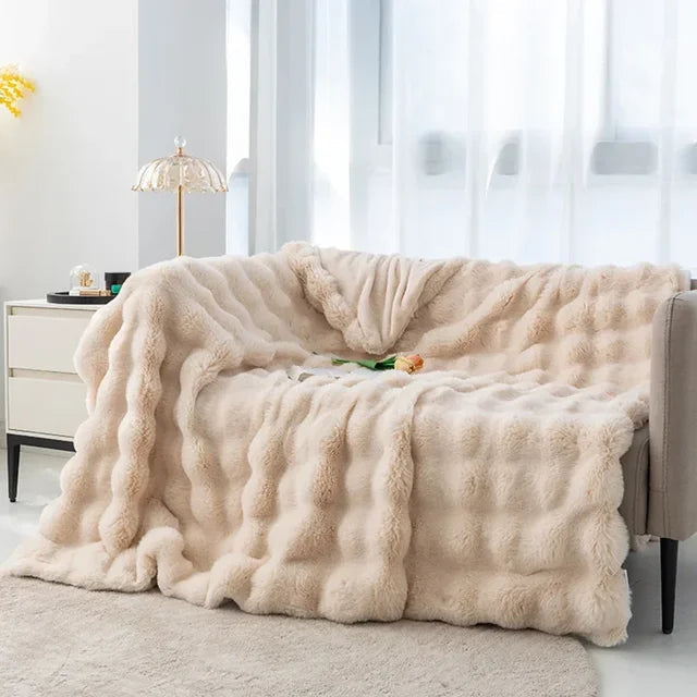 Colin Plysch Filt - Vinter Luxe och Supermjuk