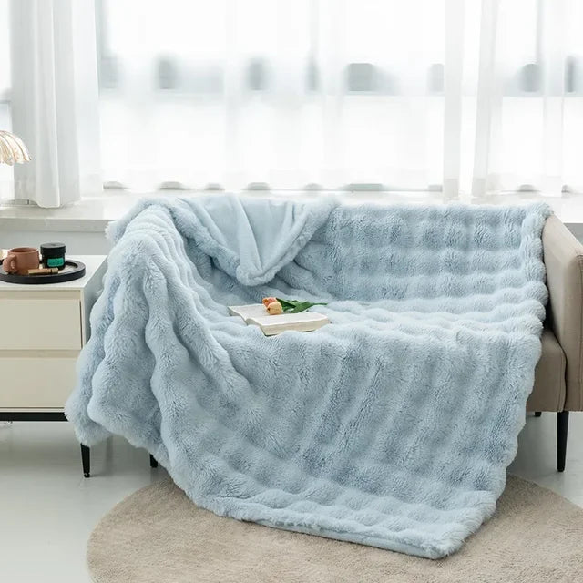 Colin Plysch Filt - Vinter Luxe och Supermjuk