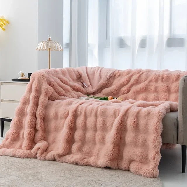 Colin Plysch Filt - Vinter Luxe och Supermjuk