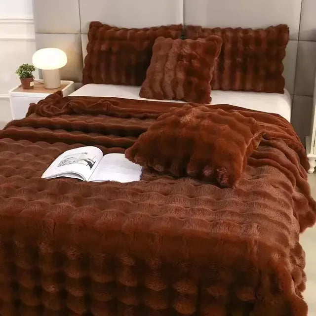 Colin Plysch Filt - Vinter Luxe och Supermjuk