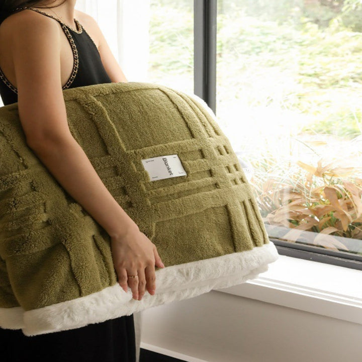 Cosmo Fluffig Vinter Three-Dimensional Varm Filt