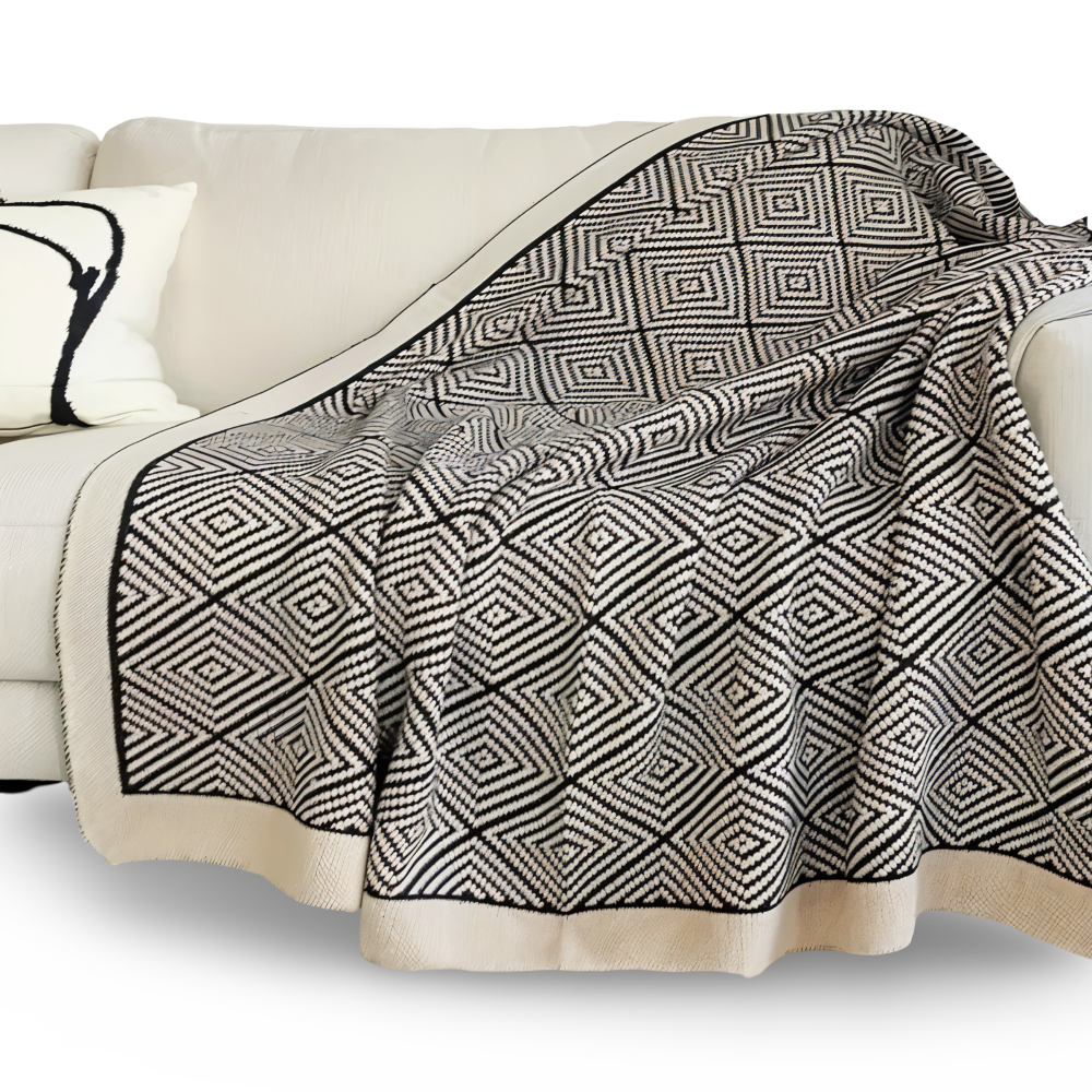 GeoComfort Fleece Filtar – Mjuk, lätt polyester med modern print
