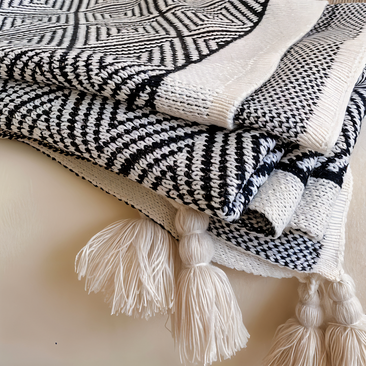 GeoComfort Fleece Filtar – Mjuk, lätt polyester med modern print