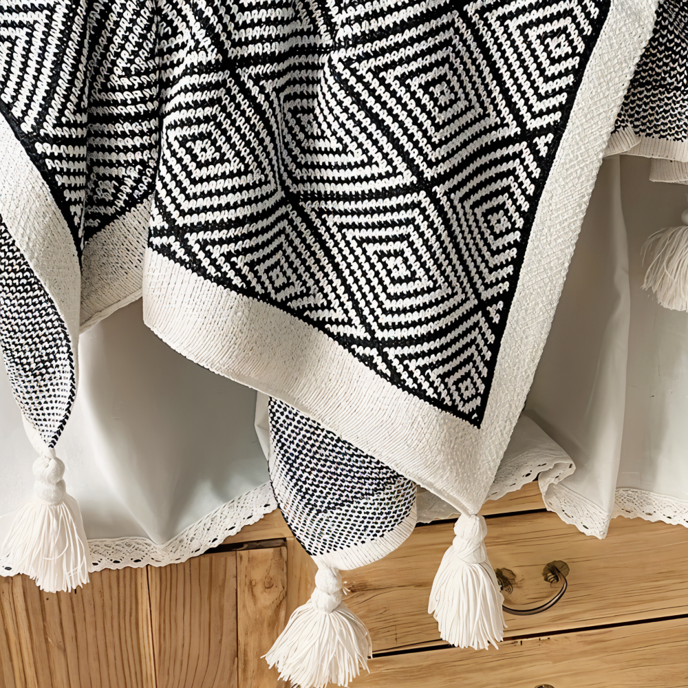 GeoComfort Fleece Filtar – Mjuk, lätt polyester med modern print