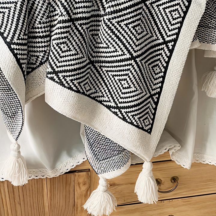 GeoComfort Fleece Filtar – Mjuk, lätt polyester med modern print