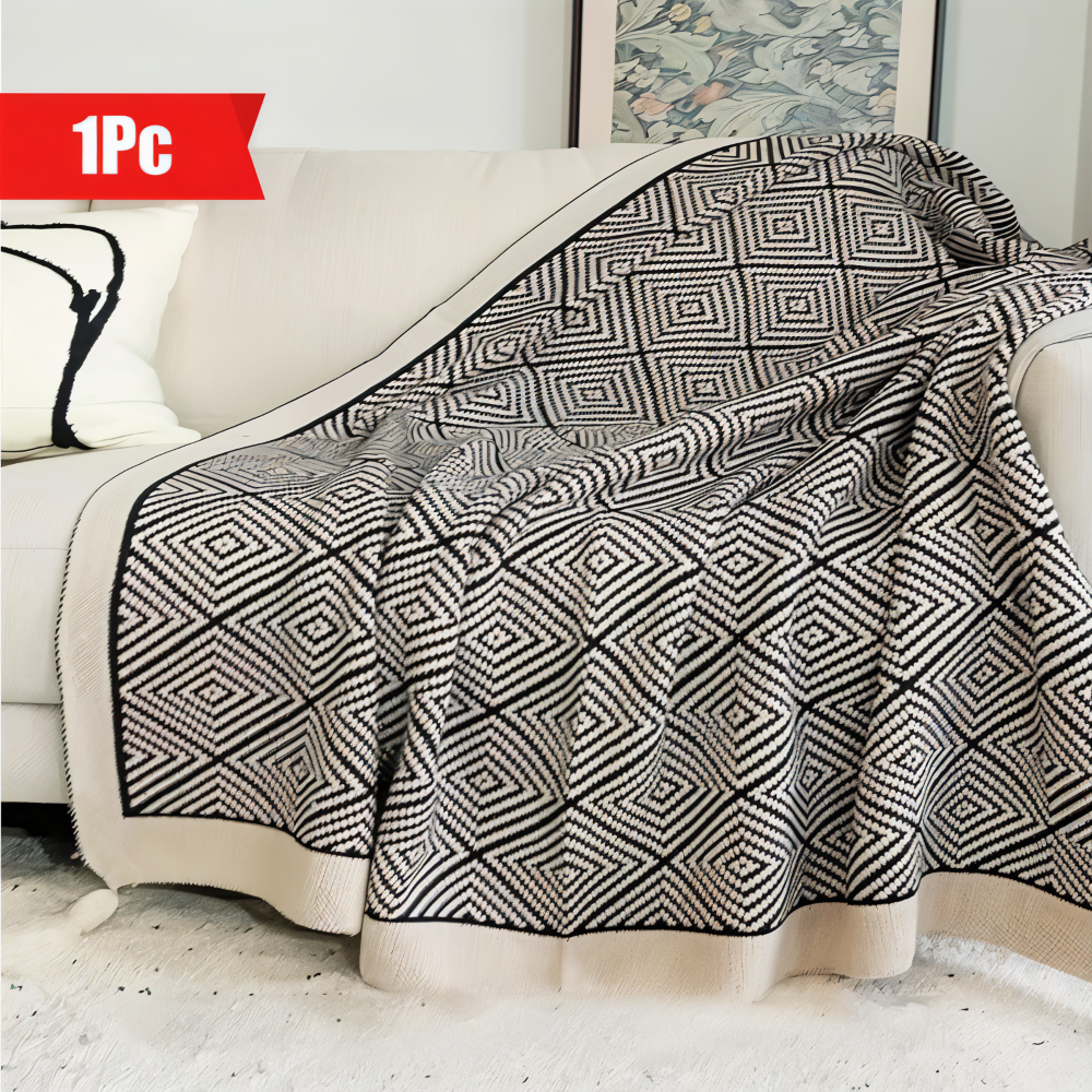 GeoComfort Fleece Filtar – Mjuk, lätt polyester med modern print