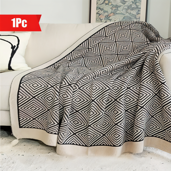 GeoComfort Fleece Filtar – Mjuk, lätt polyester med modern print