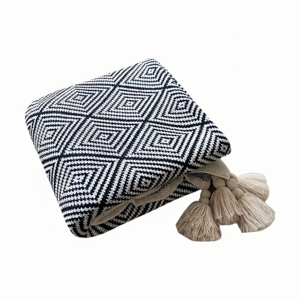 GeoComfort Fleece Filtar – Mjuk, lätt polyester med modern print