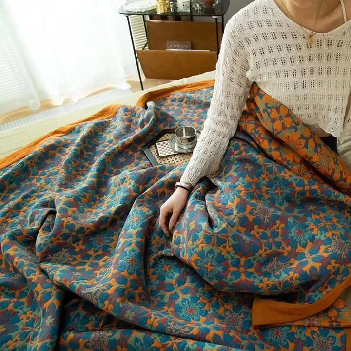 Dekorativ mysig pläd – mjuk, lätt och varm för soffa och säng