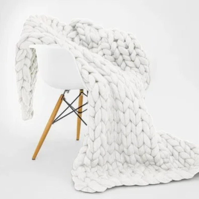 Dreamblanket Sömn Filt – Kviltad Organic Bomull Filt för Avkoppling och Stresslindring