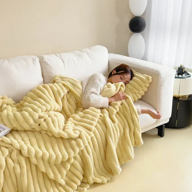 Myslunda™ Fluffig fleecefilt – lätt, mjuk och tvättbar i 30 grader