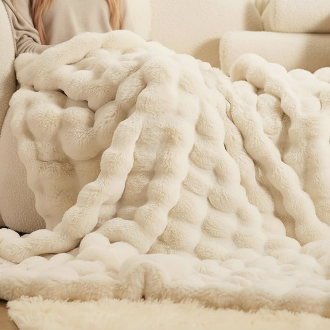 Myslunda™ Mjuk plädtäcke i velour som känns mjukare än fleece