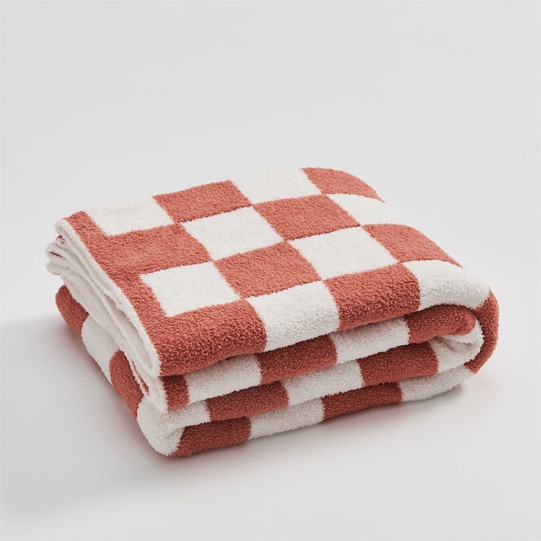 COLORFUL CHECKERBOARD PLÄD
