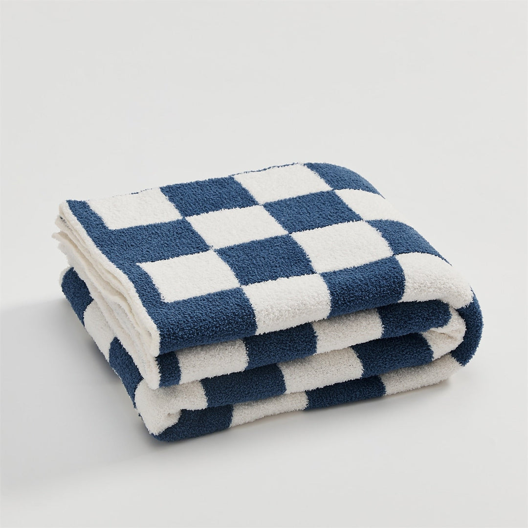 COLORFUL CHECKERBOARD PLÄD