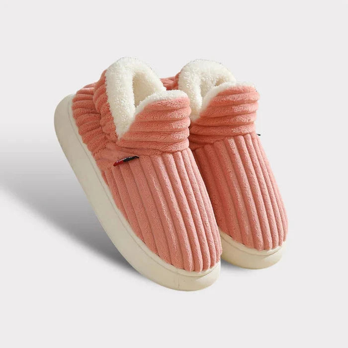 Myslunda™ Mjuka tofflor i flanellfleece med halkfri sula