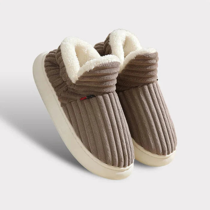 Myslunda™ Mjuka tofflor i flanellfleece med halkfri sula