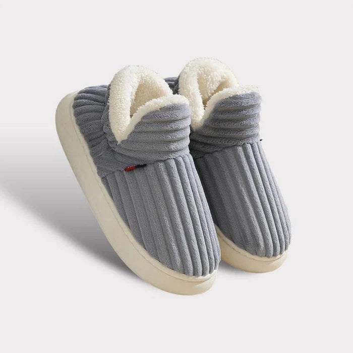 Myslunda™ Mjuka tofflor i flanellfleece med halkfri sula