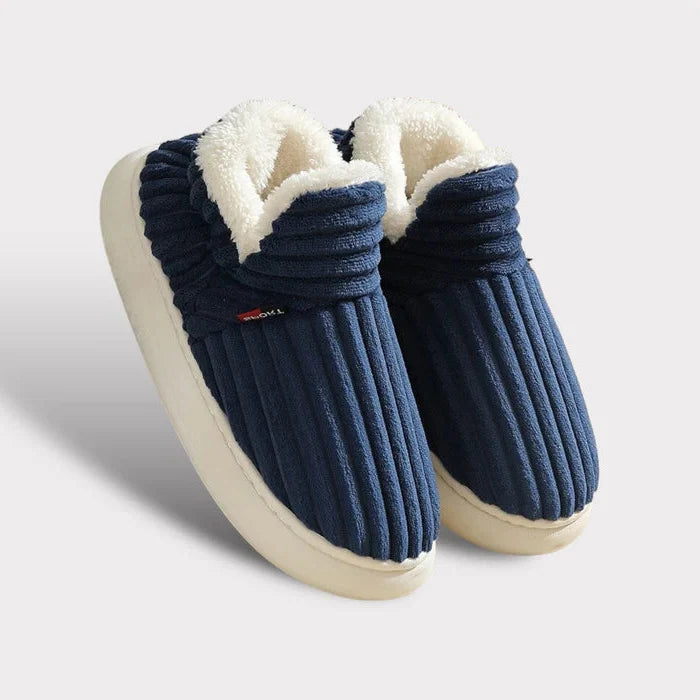 Myslunda™ Mjuka tofflor i flanellfleece med halkfri sula