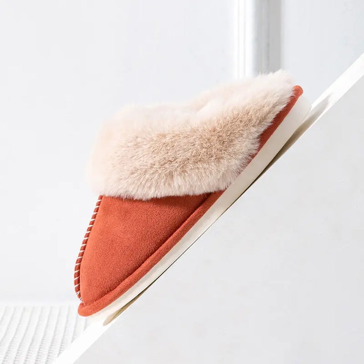 Myslunda™ Fluffiga damtofflor med memoryskum och halkfri gummisula